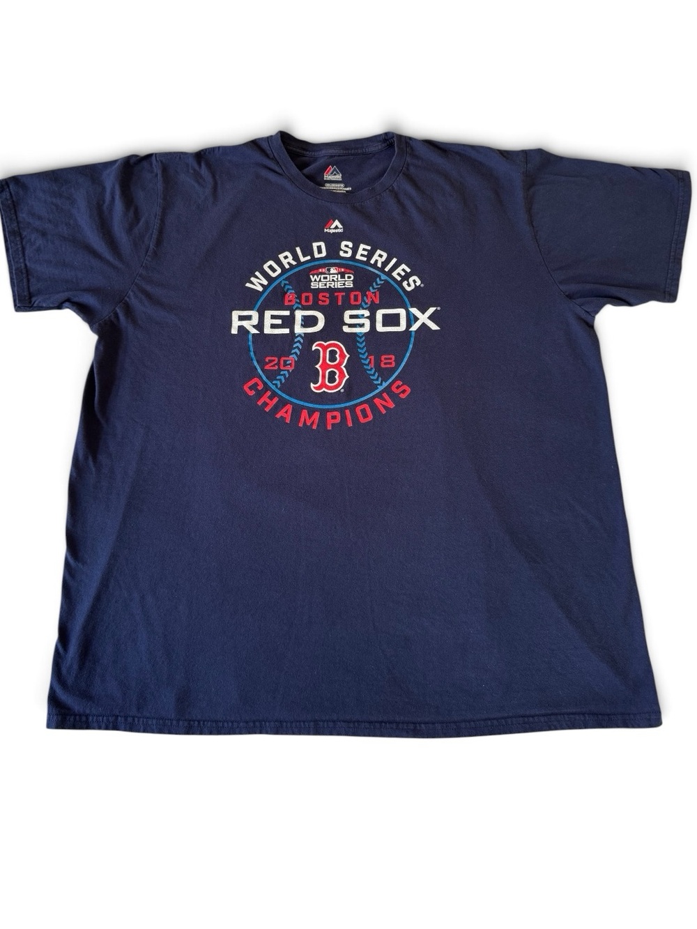 Majestic Men’s Navy Boston Red Sox 2018 World Series Champions Tee - Size XXL